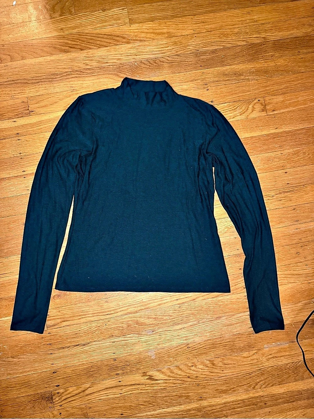 Beyond Yoga Long Sleeve Mock Neck Top in Forest Green